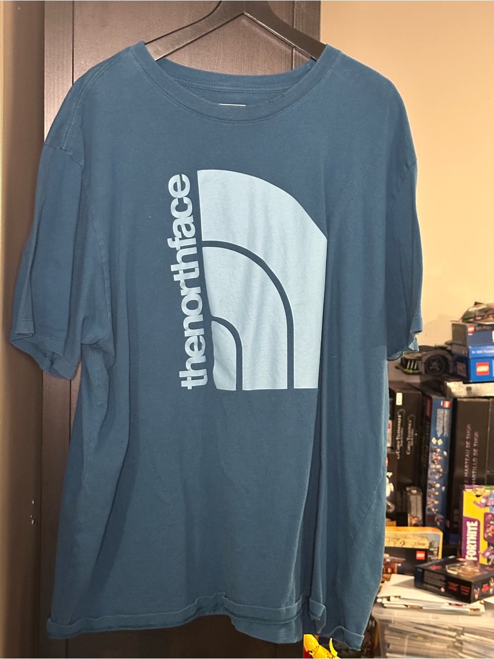The North Face Exploration Without Compromise T-Shirt Blue XXL